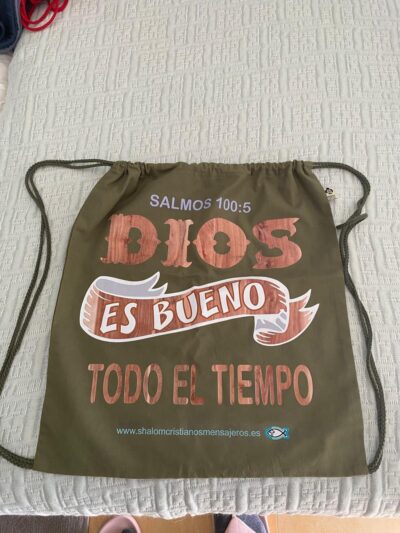 Saco/ Mochila “DIOS ES BUENO TODO EL TIEMPO. 2 7ae07b18 2e59 438f abe8 a24e47f959f5 Saco/ Mochila “DIOS ES BUENO TODO EL TIEMPO.
